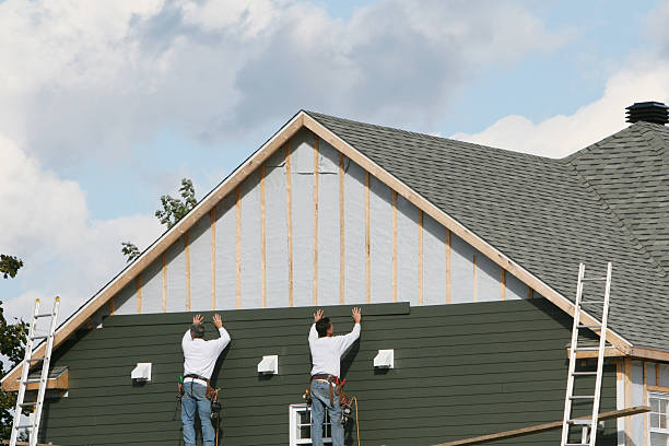 Professional Siding Replacement technician working in Siler City, NC